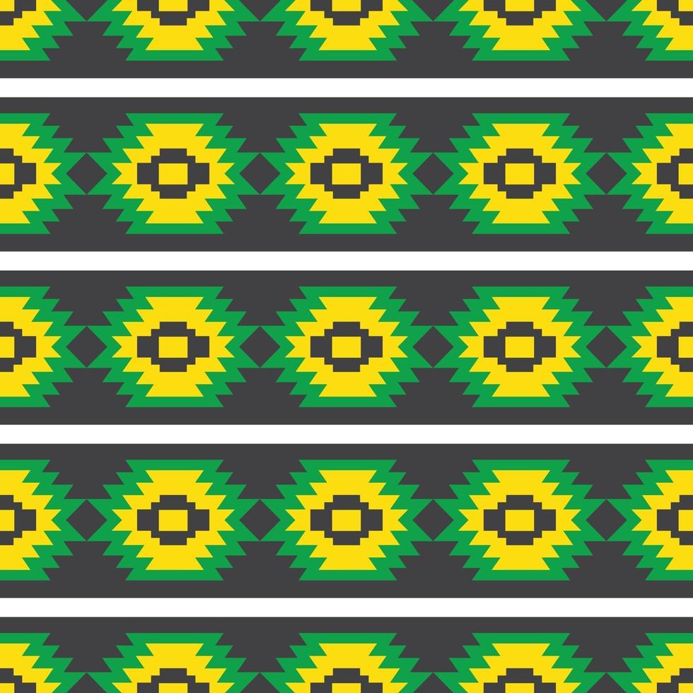 etnic pattern background vector image