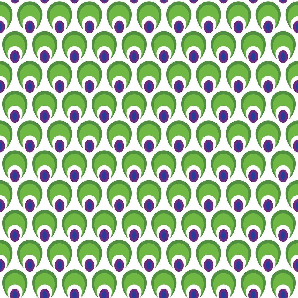 peacock pattern seemless vector image