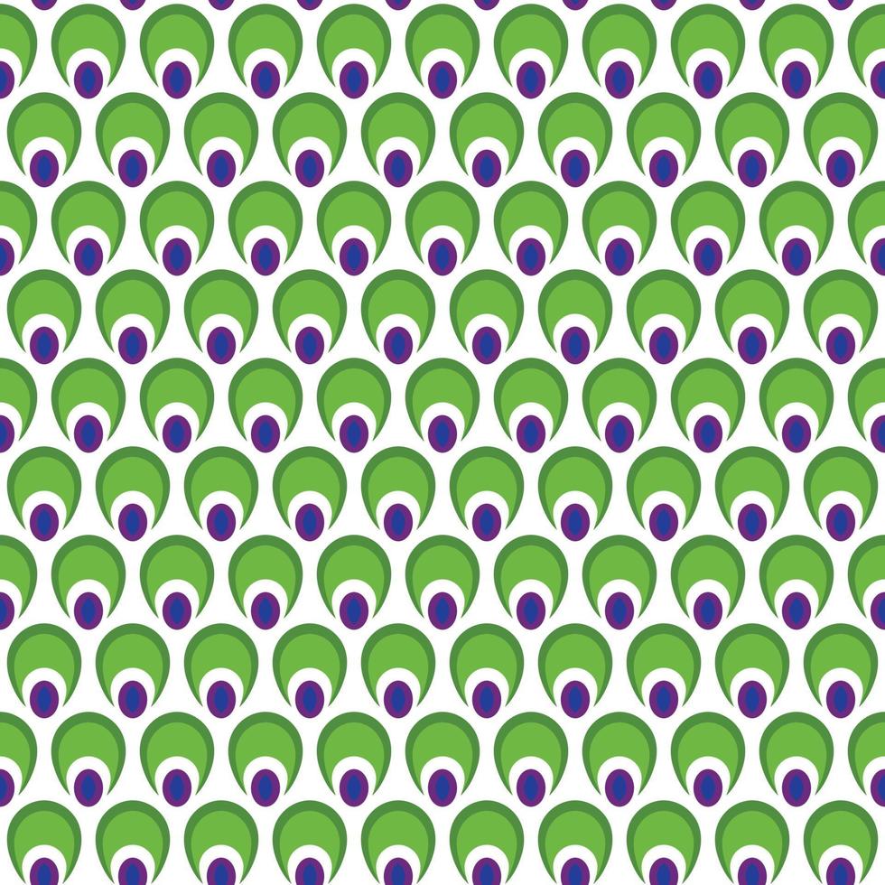 peacock pattern seemless vector image