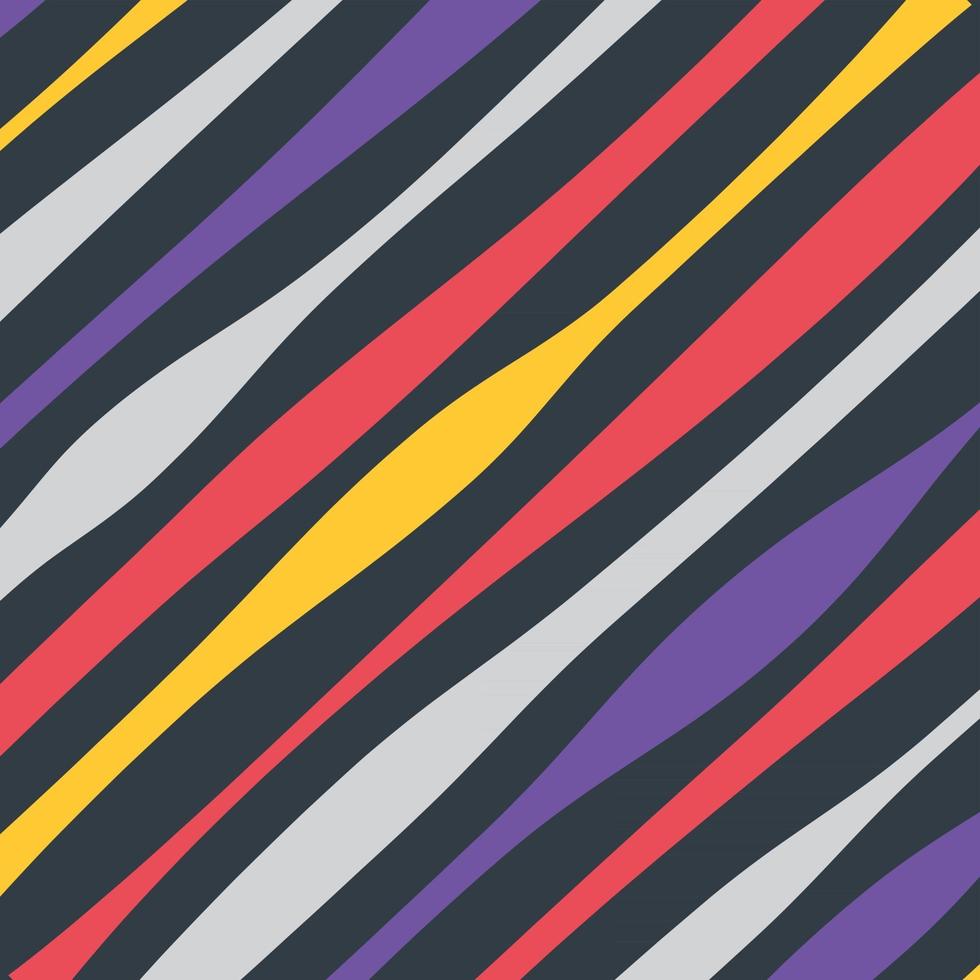 línea abstracta de patrones sin fisuras vector colorido