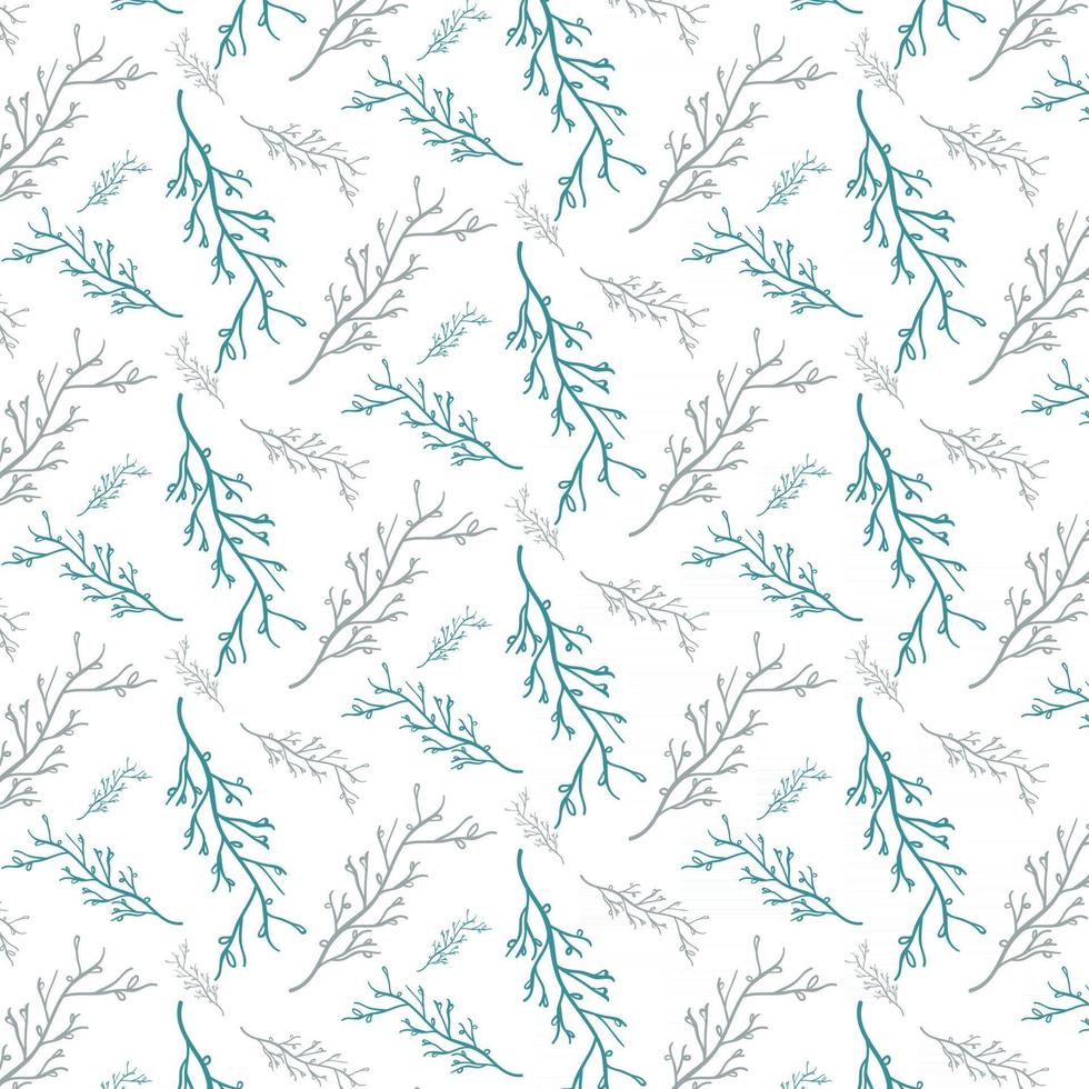 plant vector seamless pattern