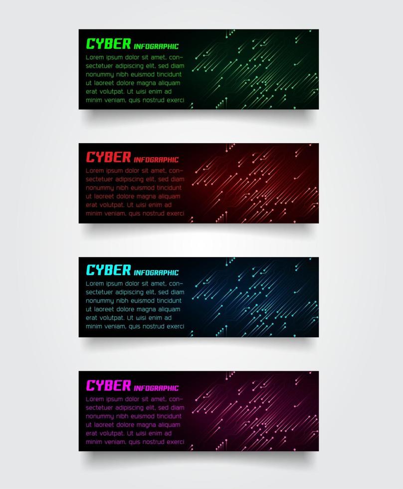 modern text box template, banner Infographics vector