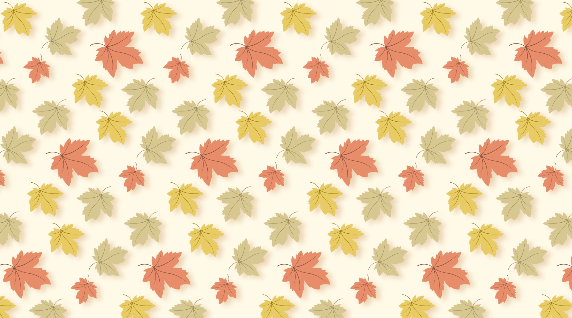 Autumn background illustration with maple leaves 2973787 Vector Art at ...
