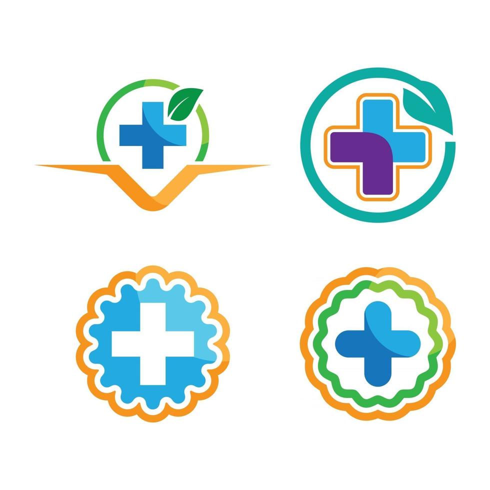 Medical care logo images vector