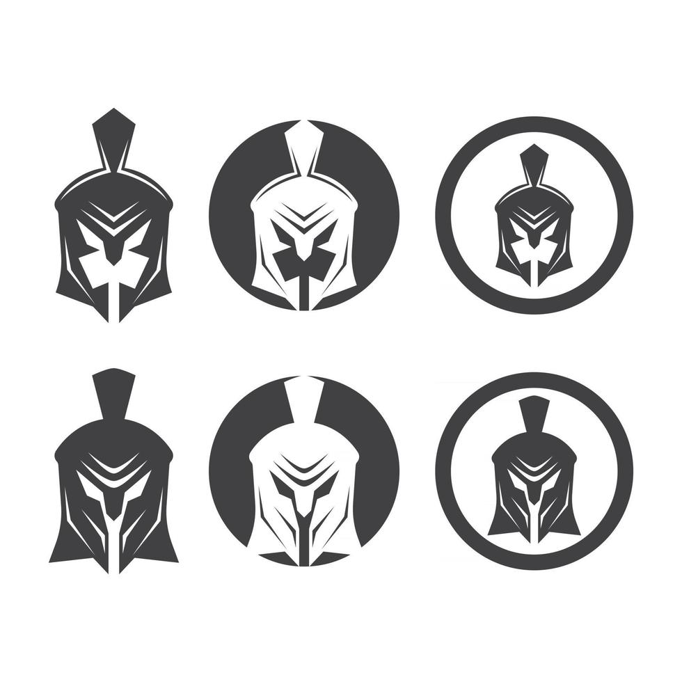 Spartan logo design images illustration vector