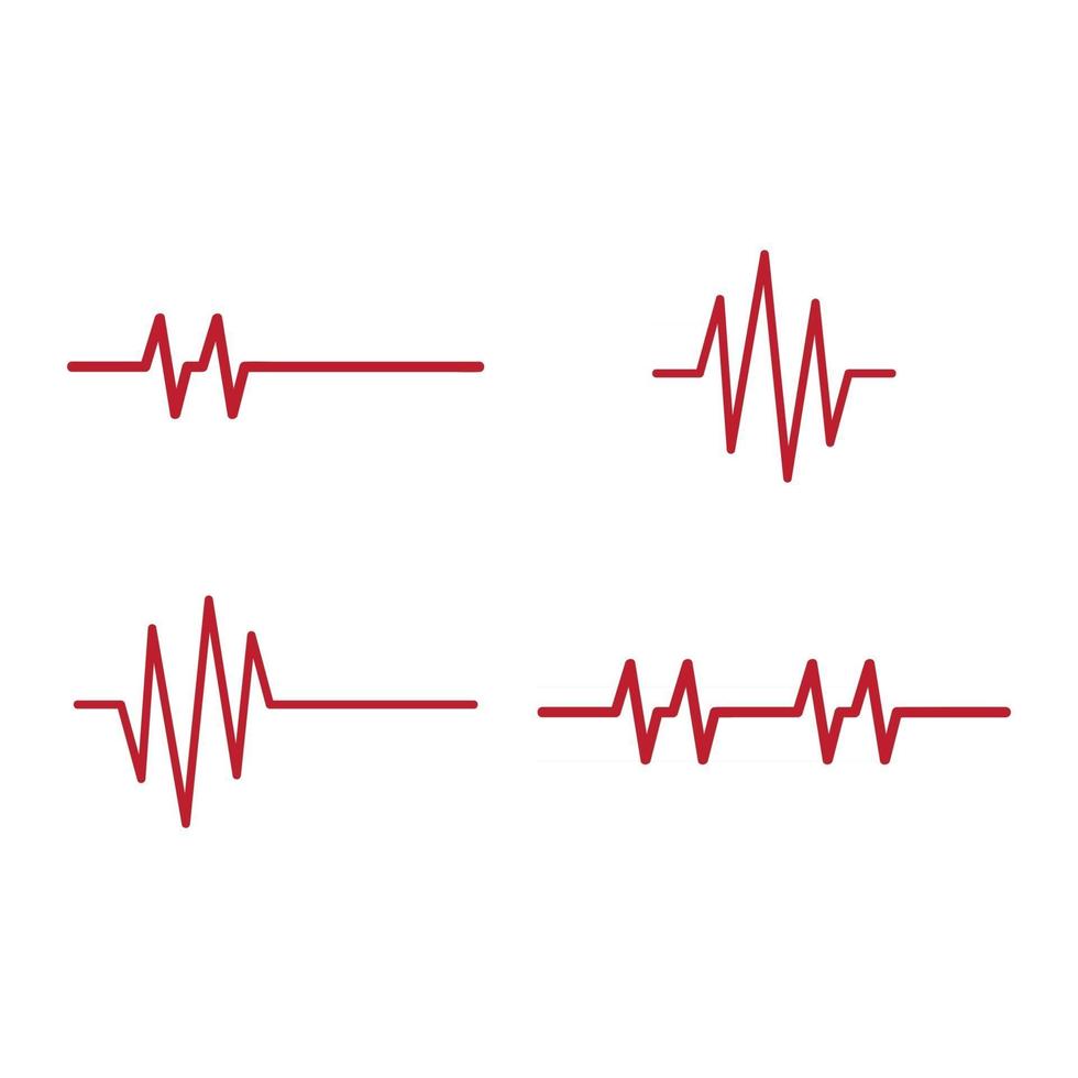 imágenes de pulso logo vector