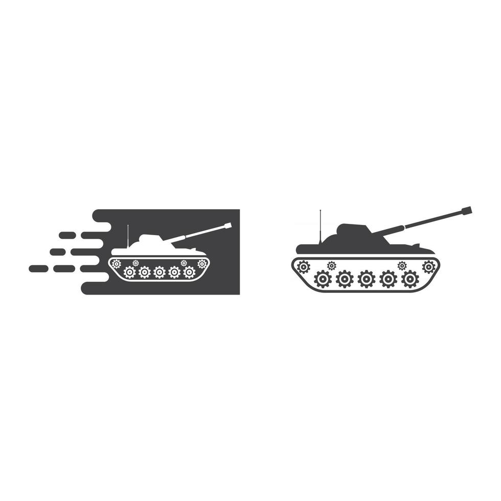 Tank logo images illustration vector