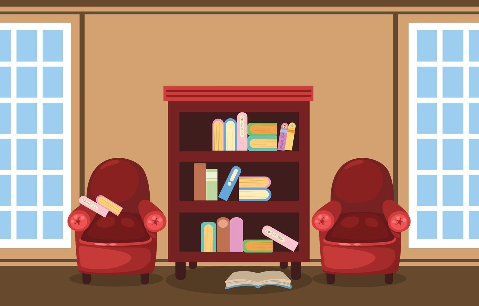 Illustration of isolated library vector