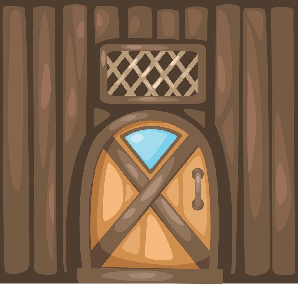 Door  illustration on white background vector