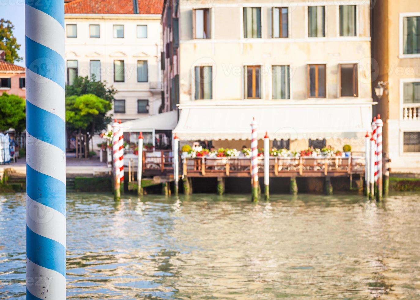 300 years old venetian palace facade from Canal Grande photo