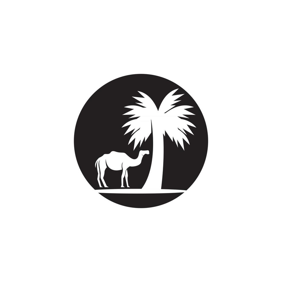 Camel icon vector template illustration