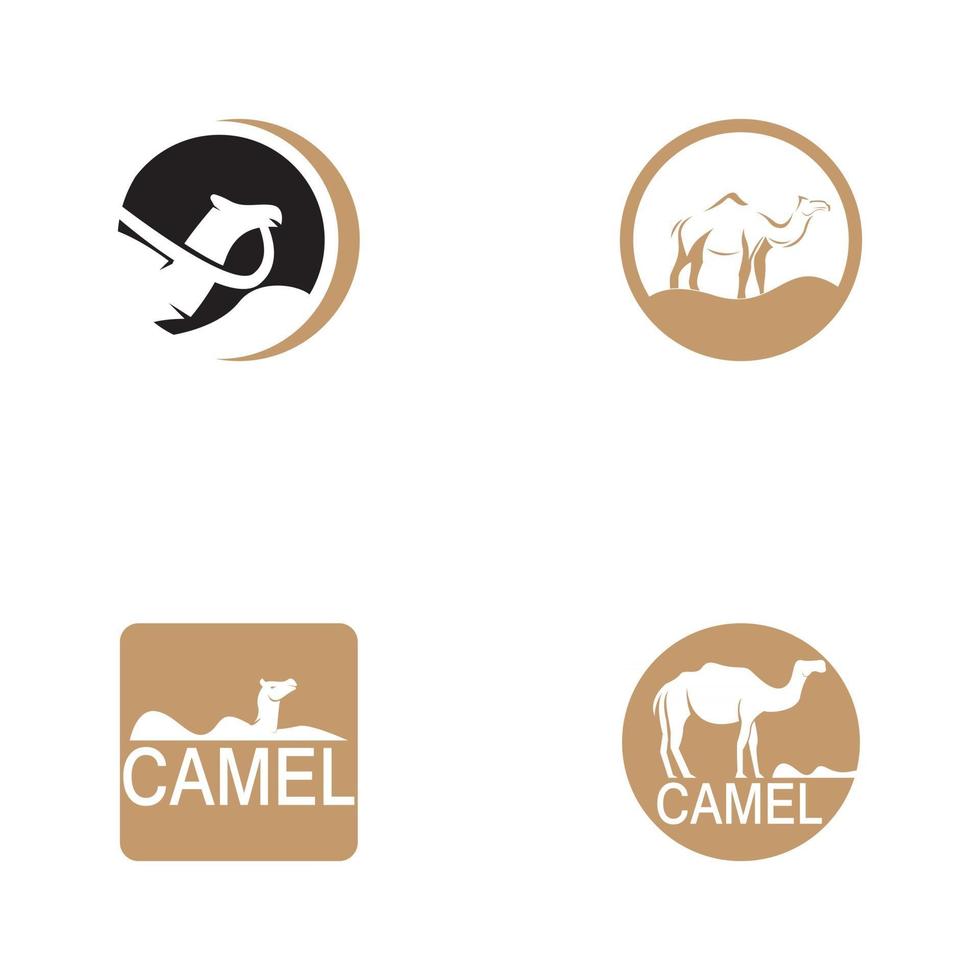 Camel icon vector template illustration