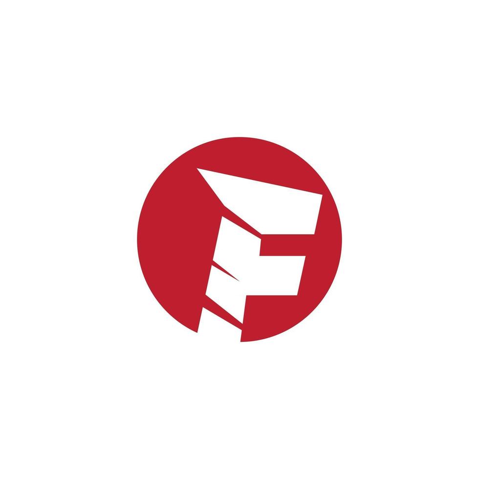 F Letter vector icon
