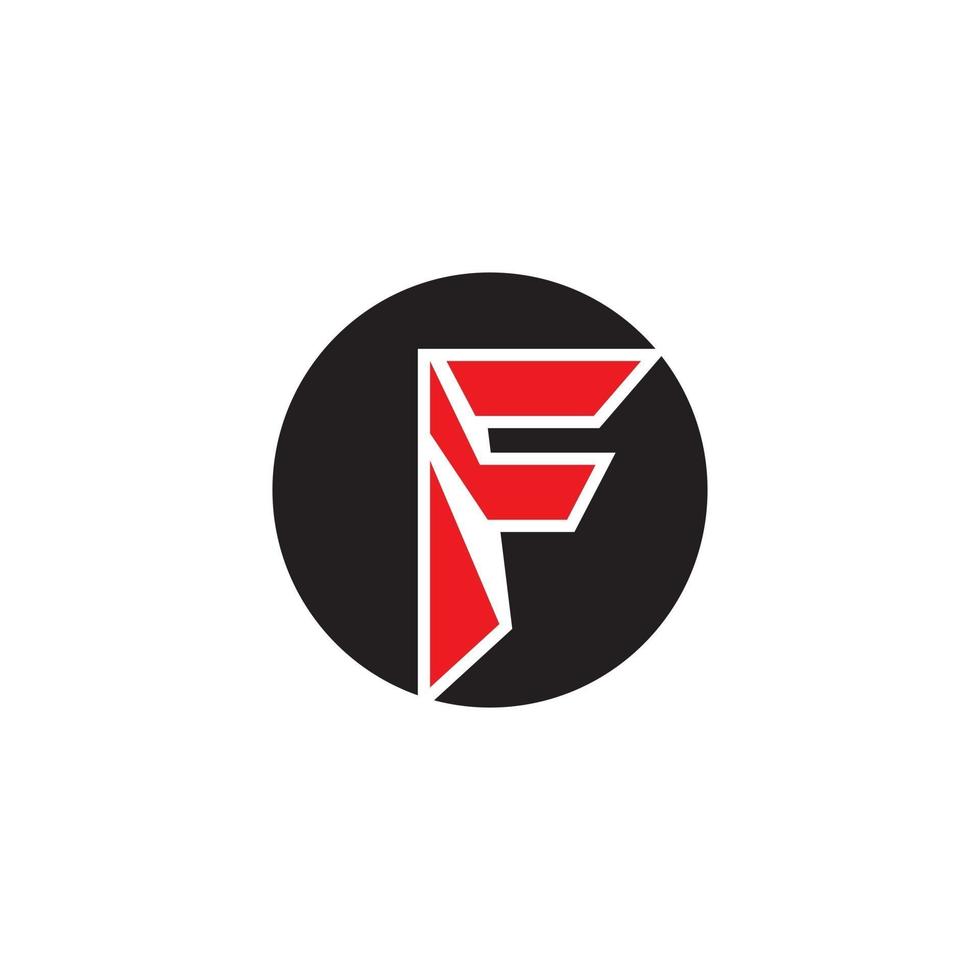 F Letter vector icon