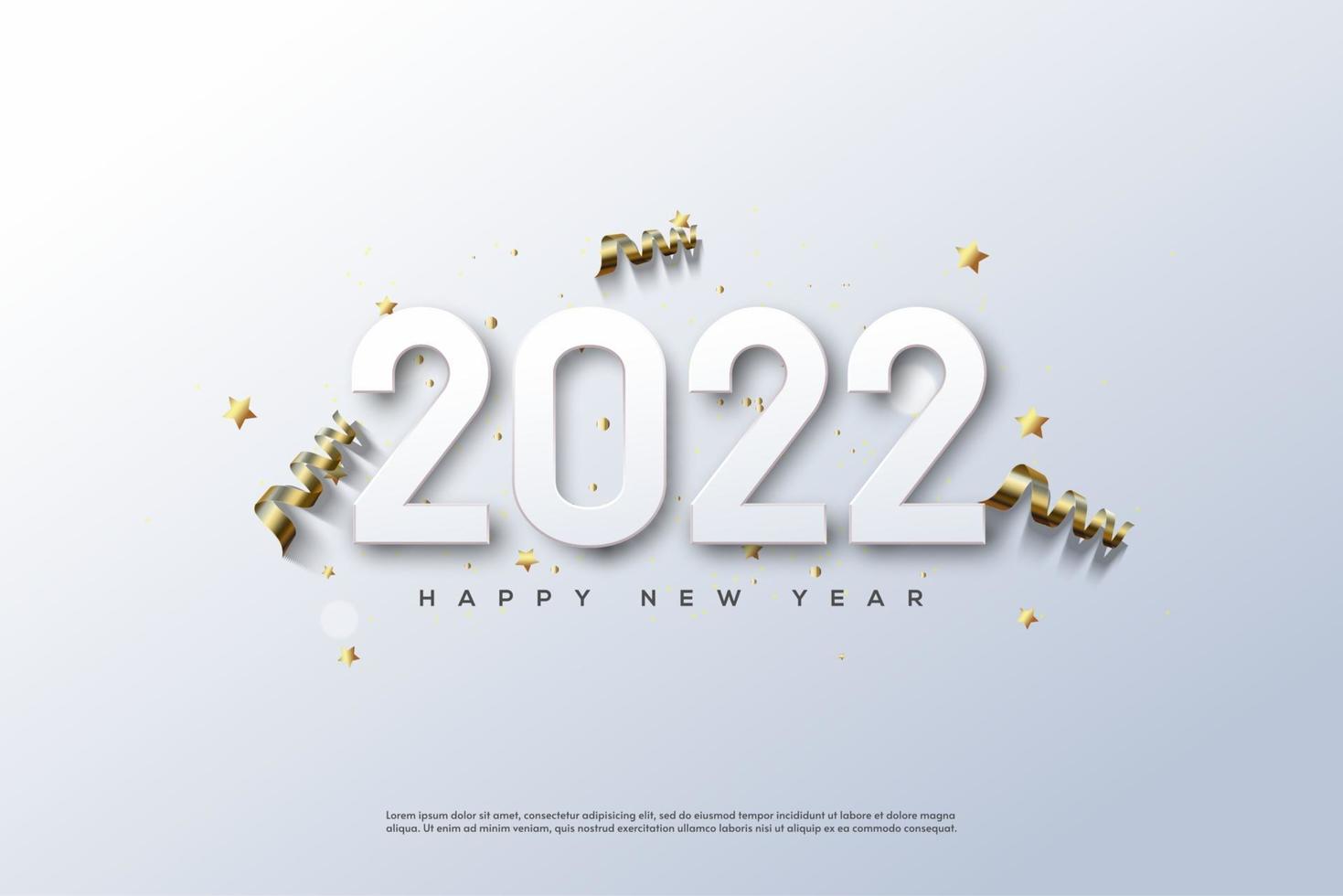 New Year 22 With White 3d Numbers Vector Art At Vecteezy New Year 22 With White 3d Numbers Vector Art At Vecteezy