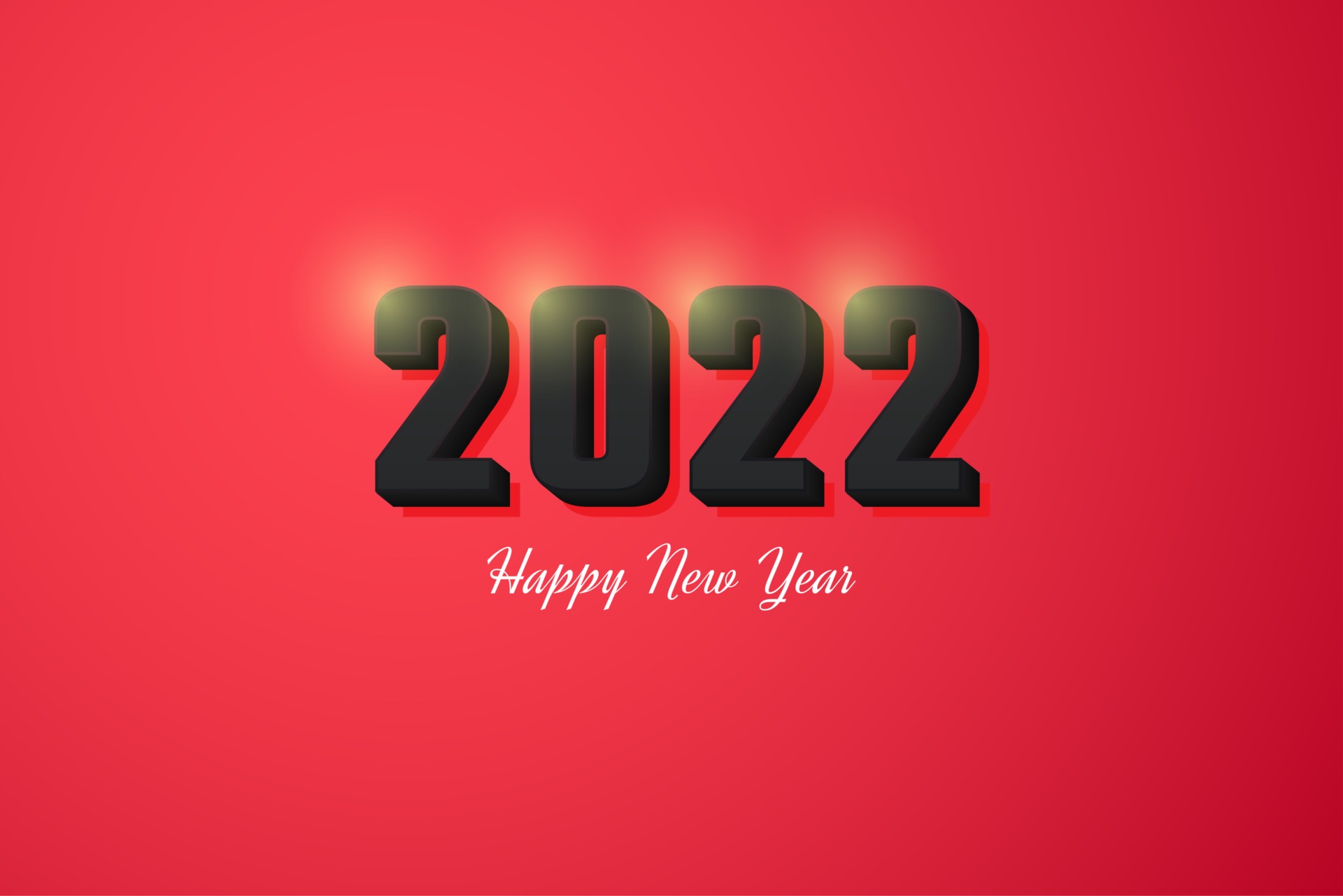 Happy new year 2022 with shining numbers. 2974534 Vector Art at Vecteezy