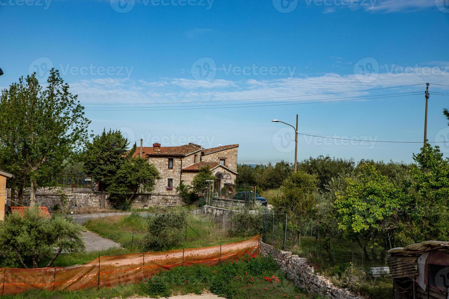 el pueblo de portaria en el municipio de aquasparta, umbría, italia, 2020 foto