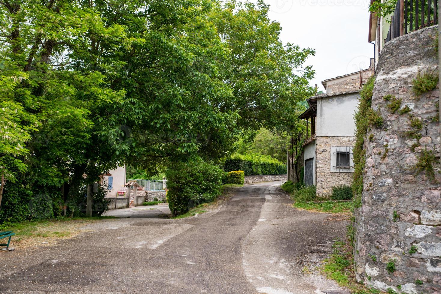 Buildings in Porzano, Umbria, Italy, 2020 photo