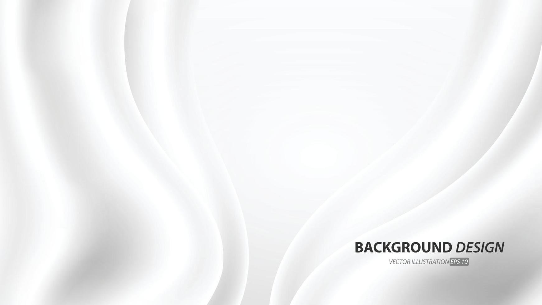 Empty gray fabric wave backgound. product display vector