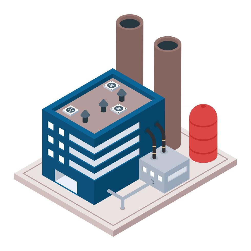 Oil Refinery Industry vector