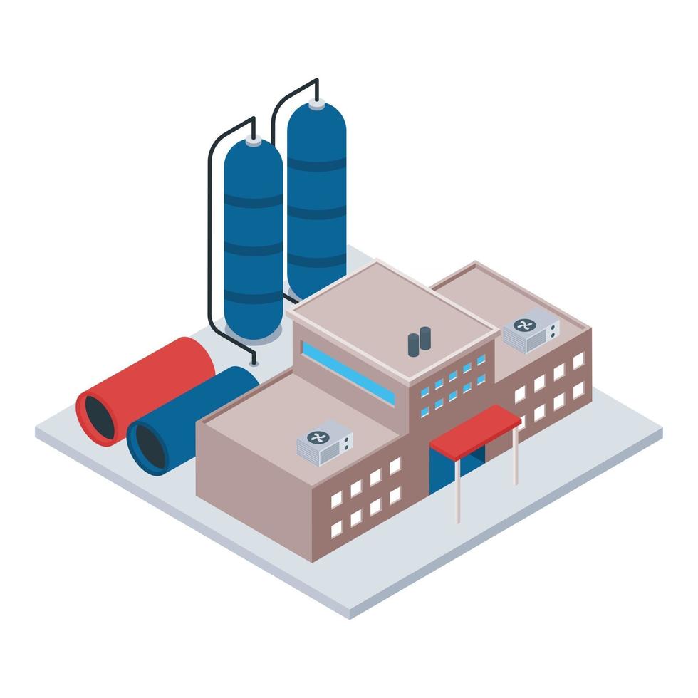 Factory Building Concepts vector