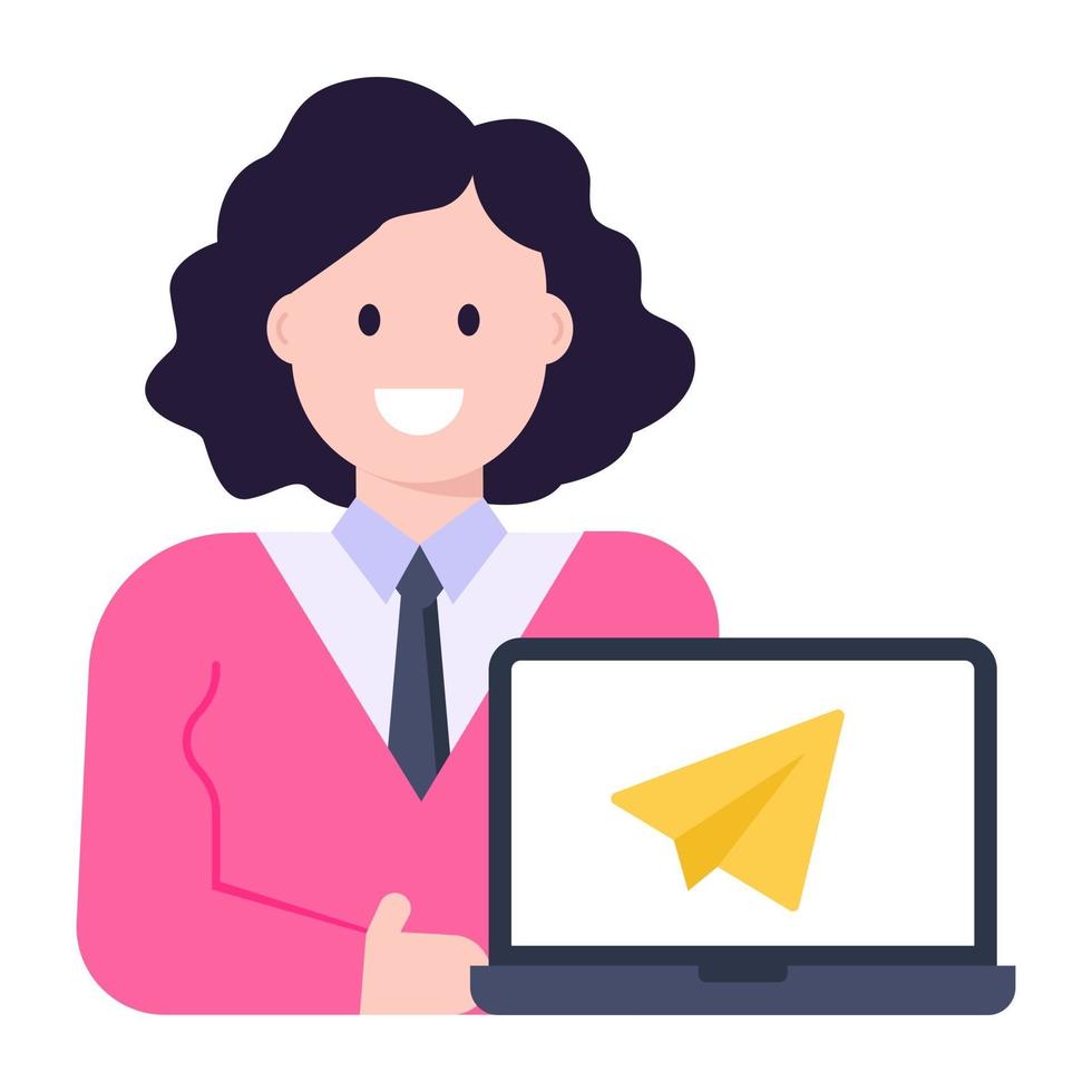 online  Sending Mail vector
