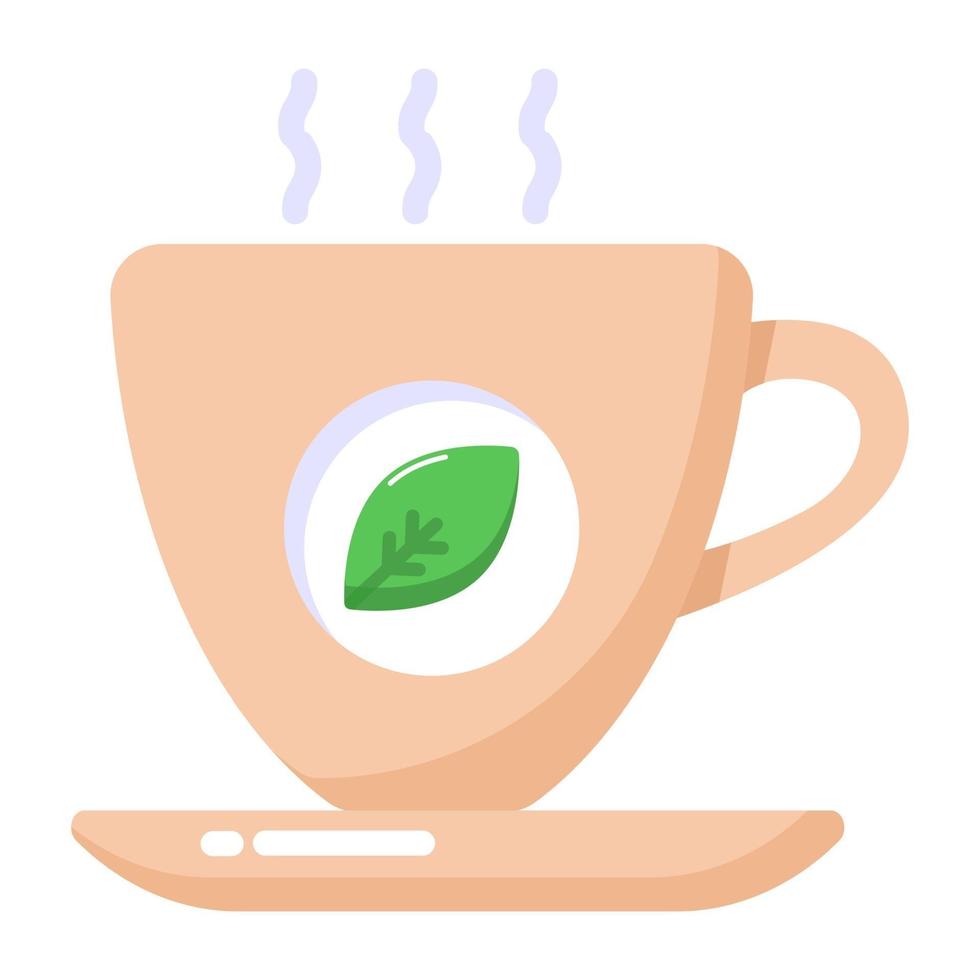 Herbal  and Organic Tea vector