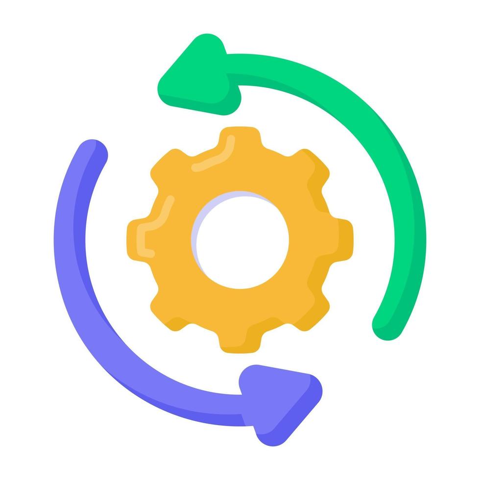 restaurar la configuración y el mantenimiento vector