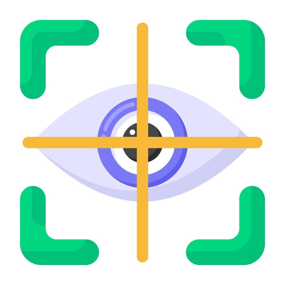 Eye Focus and Monitoring vector