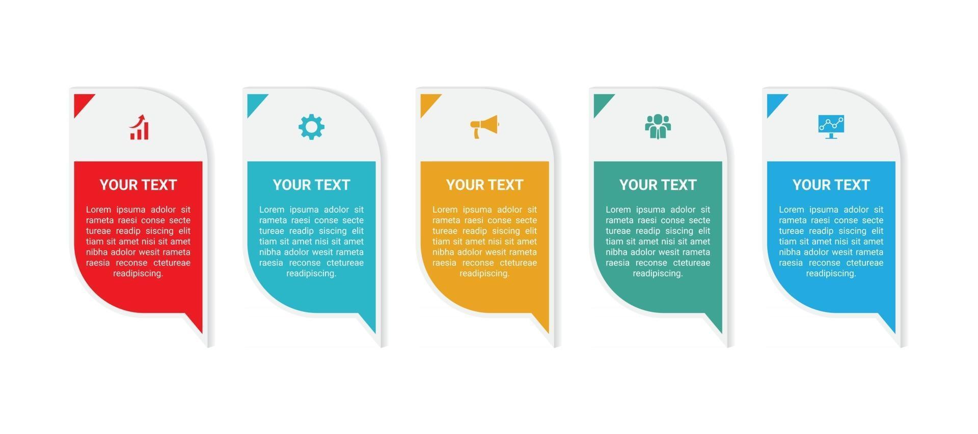 Infographic Business Template Design vector
