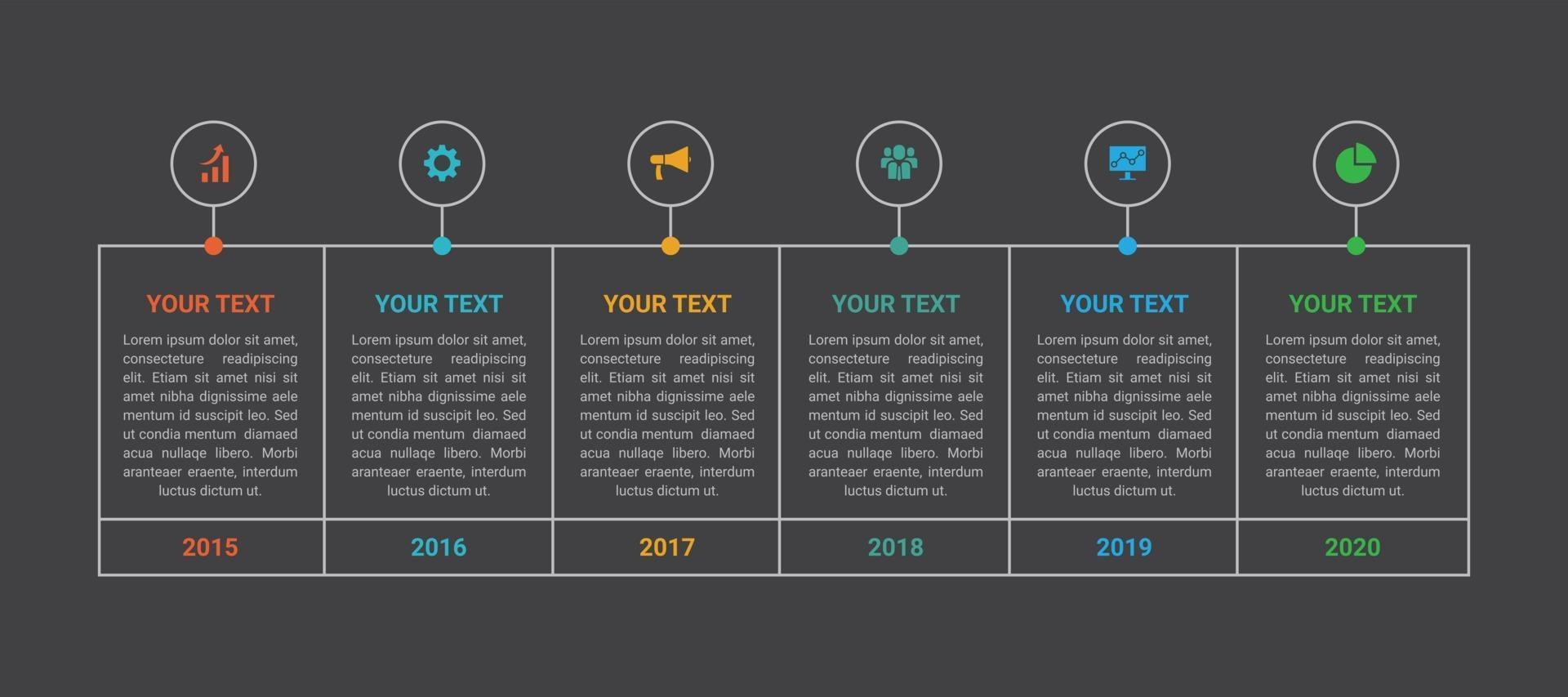 Infographic Business Template Design vector