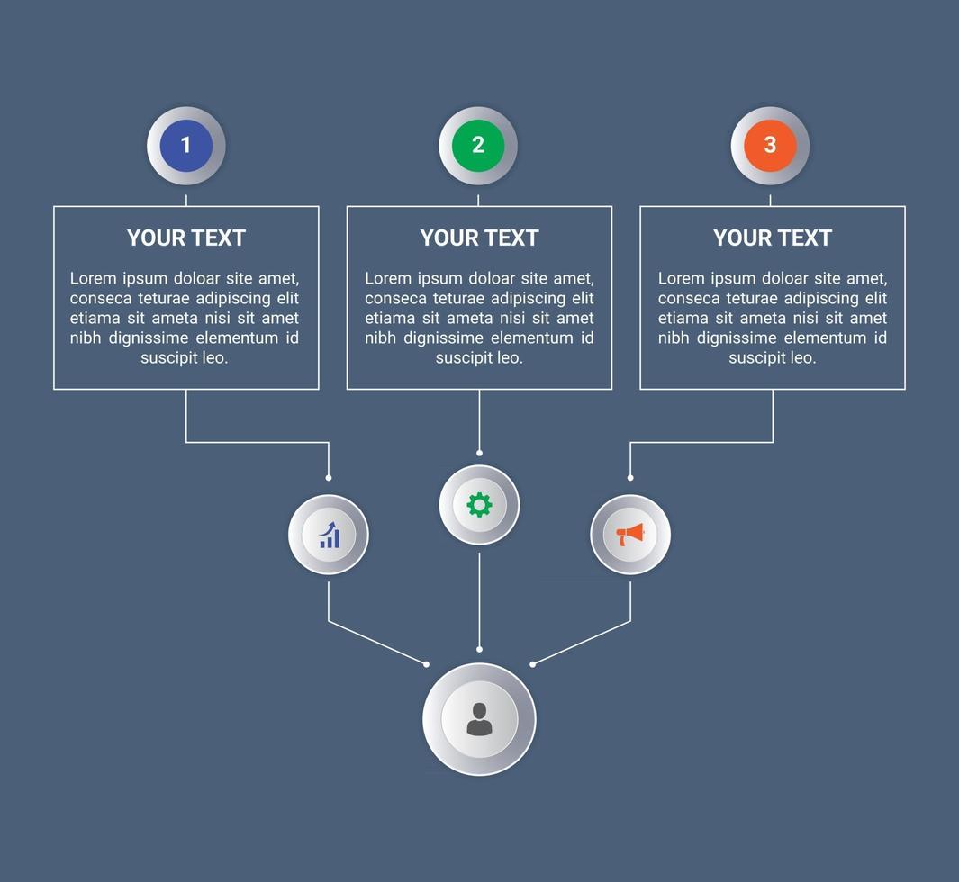 Infographic Business Template Design vector