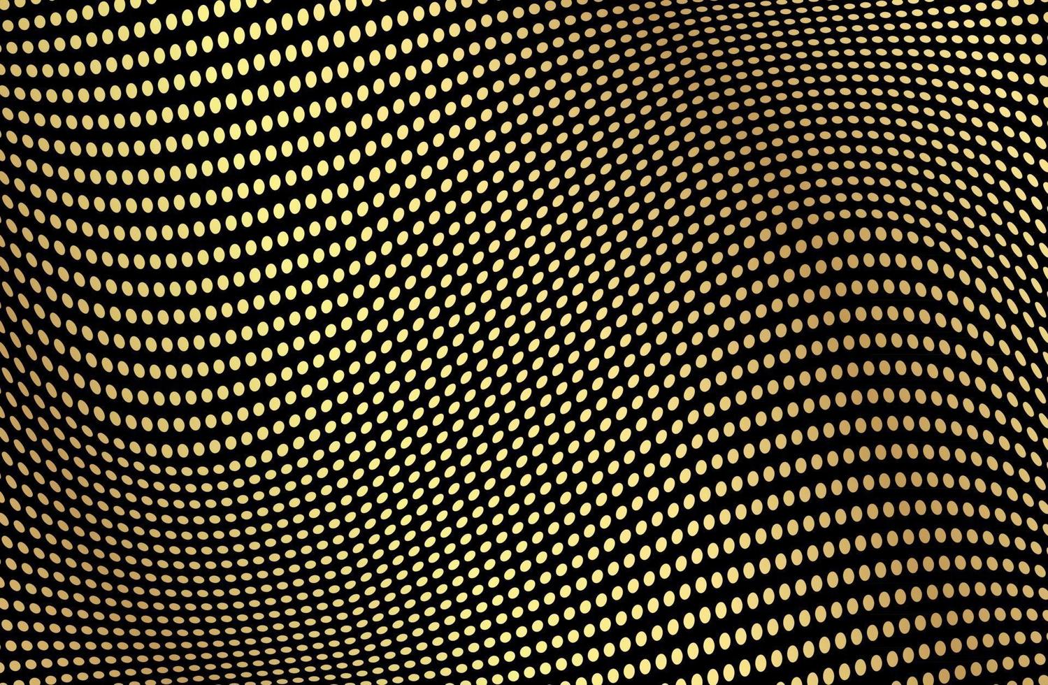 Gold polka dots pattern, colorful holiday background. vector
