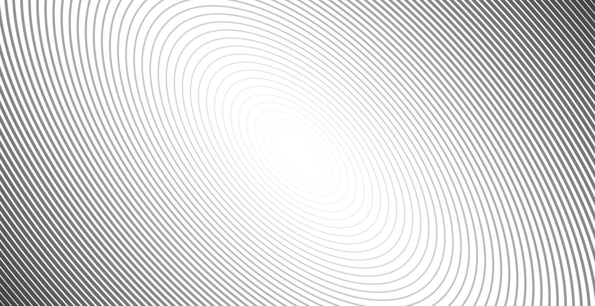Concentric circle for sound wave. Abstract circle line pattern vector