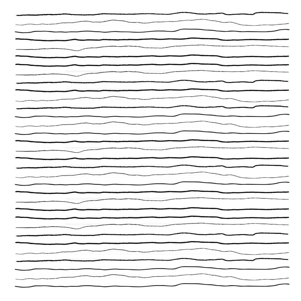 Hand drawn abstract pattern lines, strokes. Vector grunge brushes.