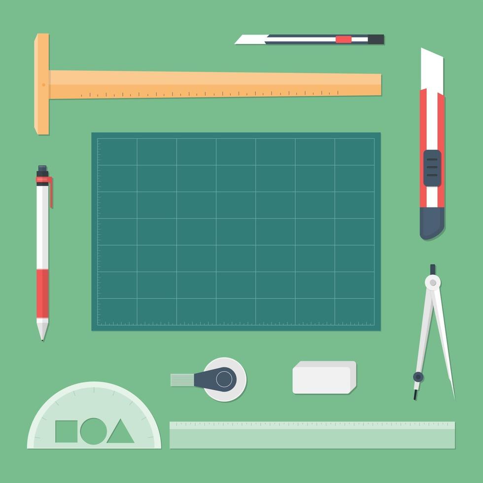 Education tools. Vector illustration