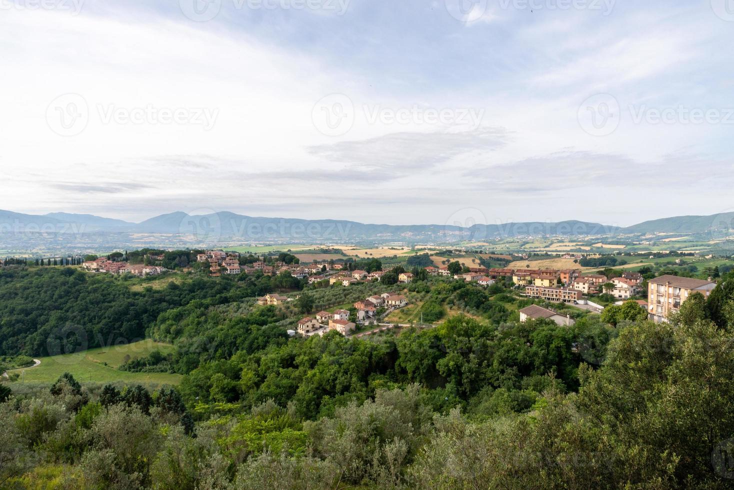 The lower part of San Gemini, Italy photo