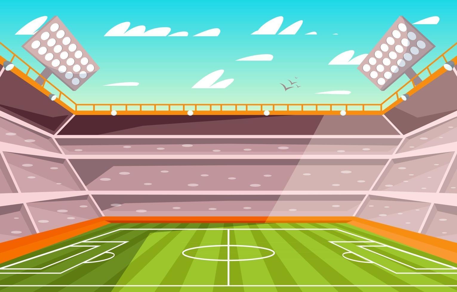 Stadium Football Background vector