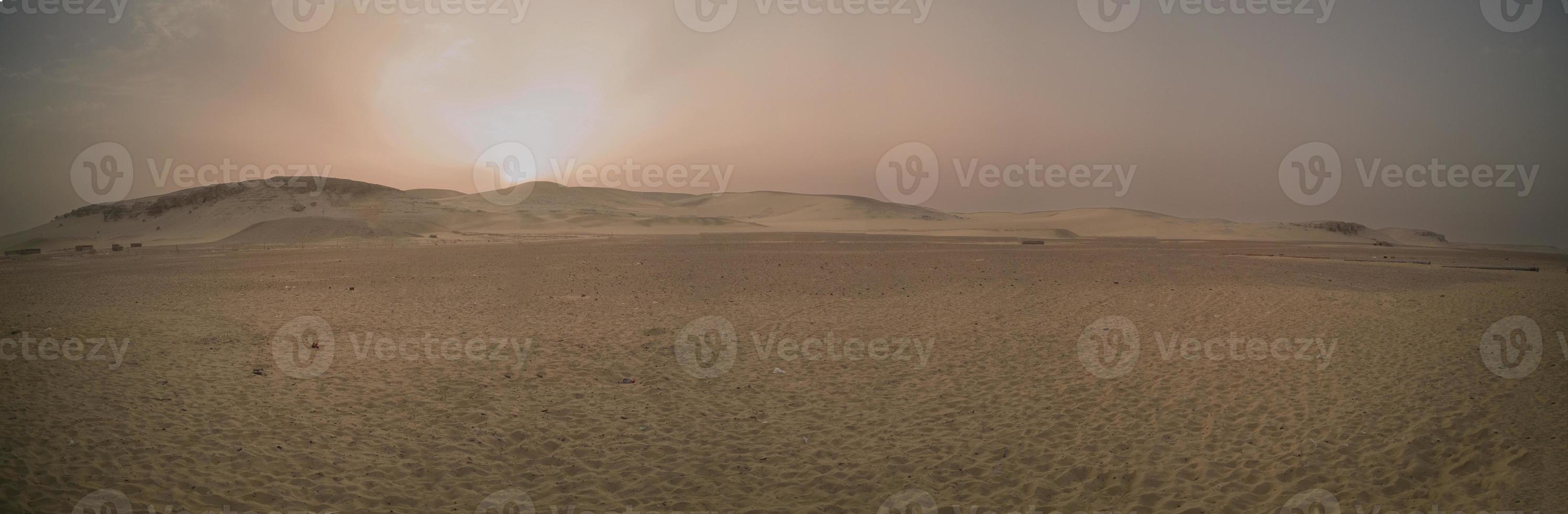 escena panorámica del desierto foto