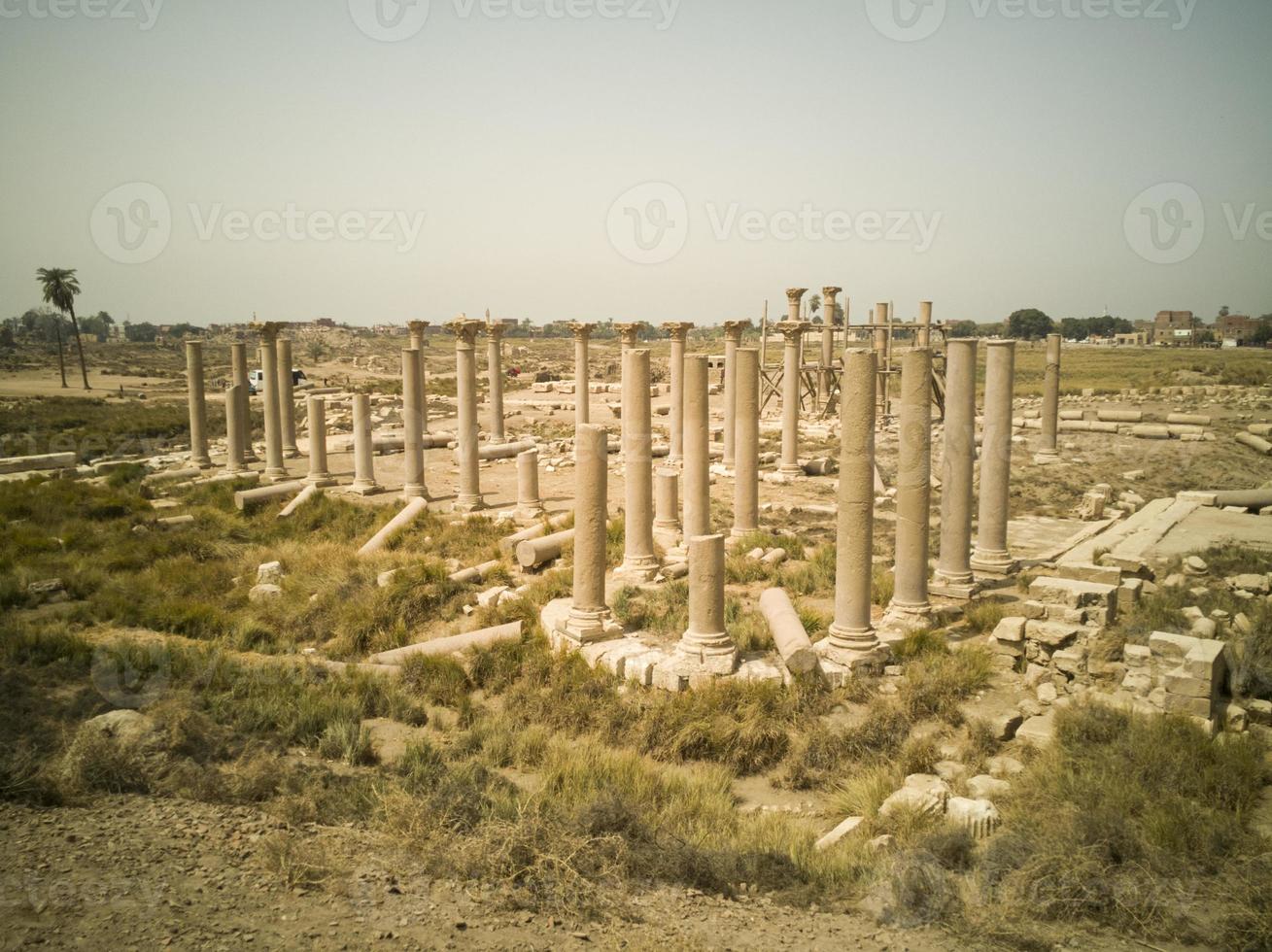 ruinas del templo grecorromano foto