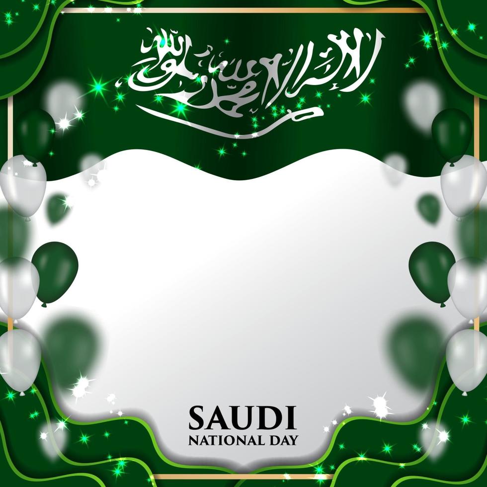 fondo del día nacional de arabia saudita vector