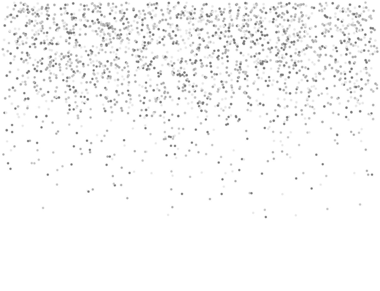 Silver or gray dots falling from sky vector