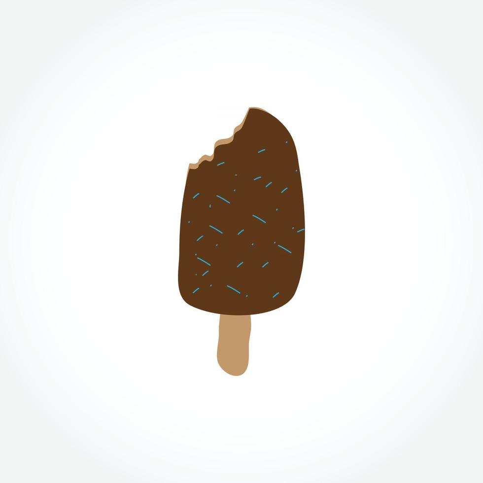 Ilustración de vector de helado.