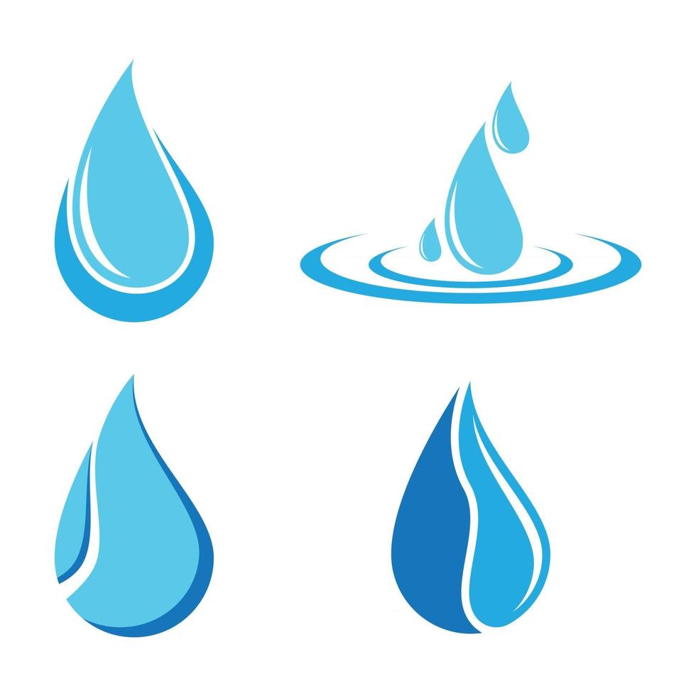 Water drop logo images vector