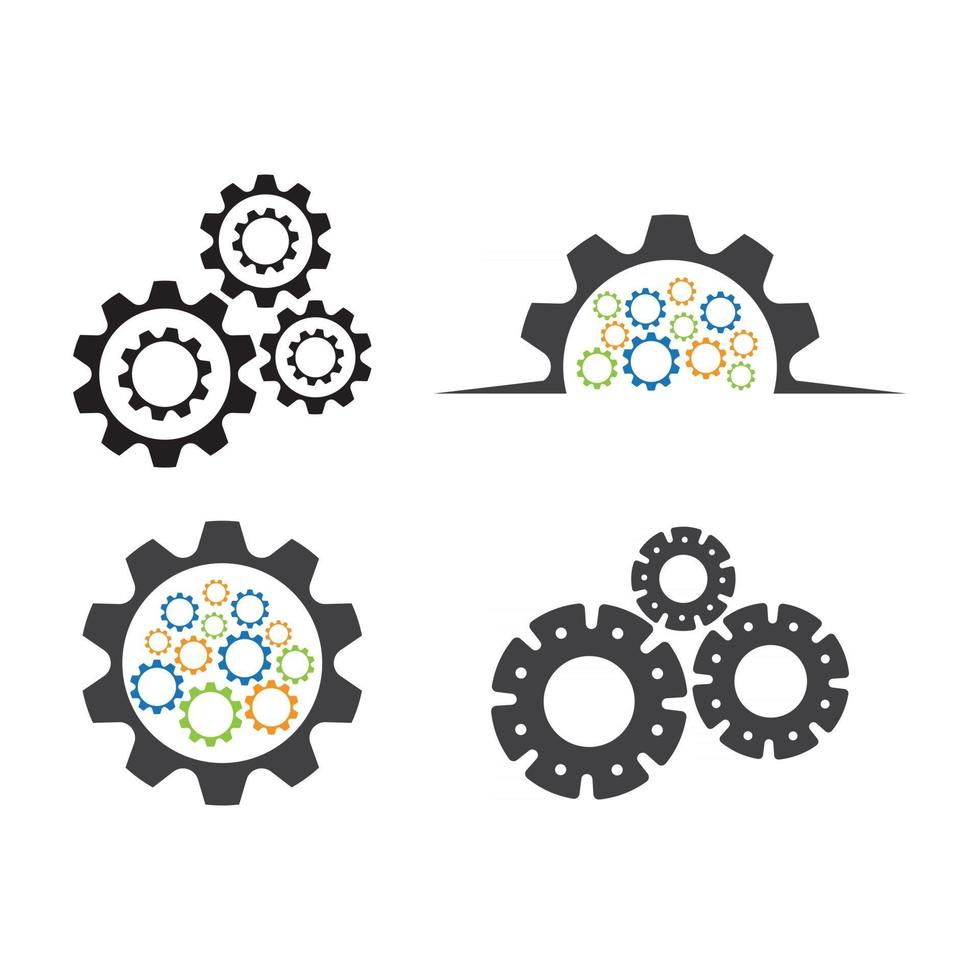 Gear logo images vector