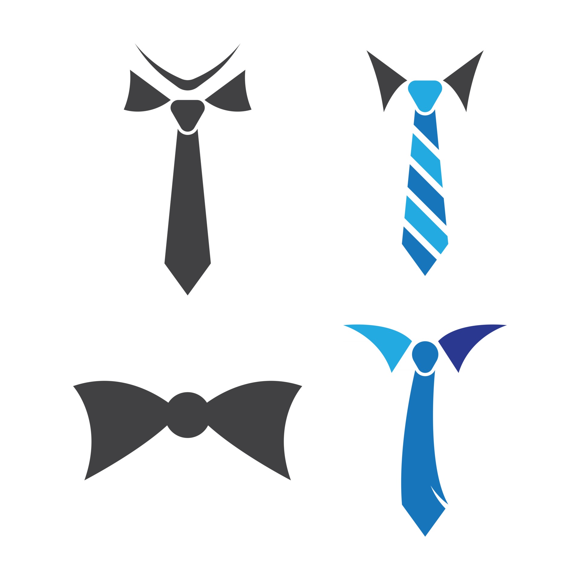 corbata logo imágenes ilustración Vector