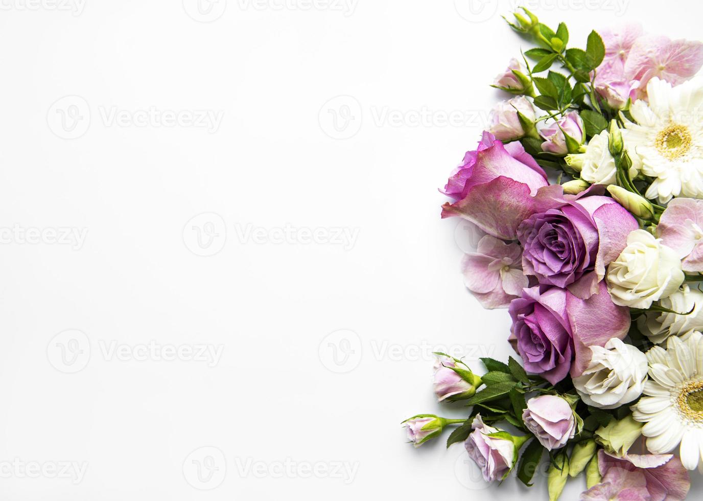 marco de flores foto