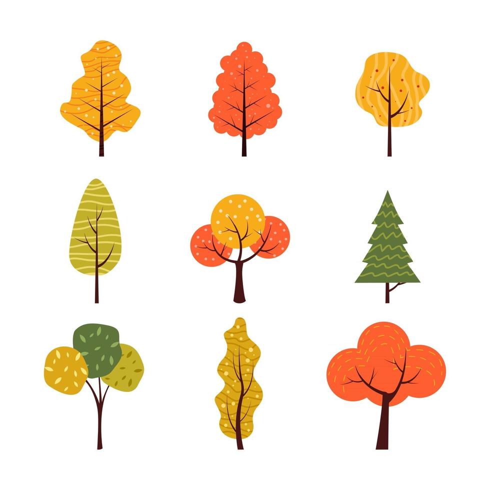 Autumn Tree Icon vector