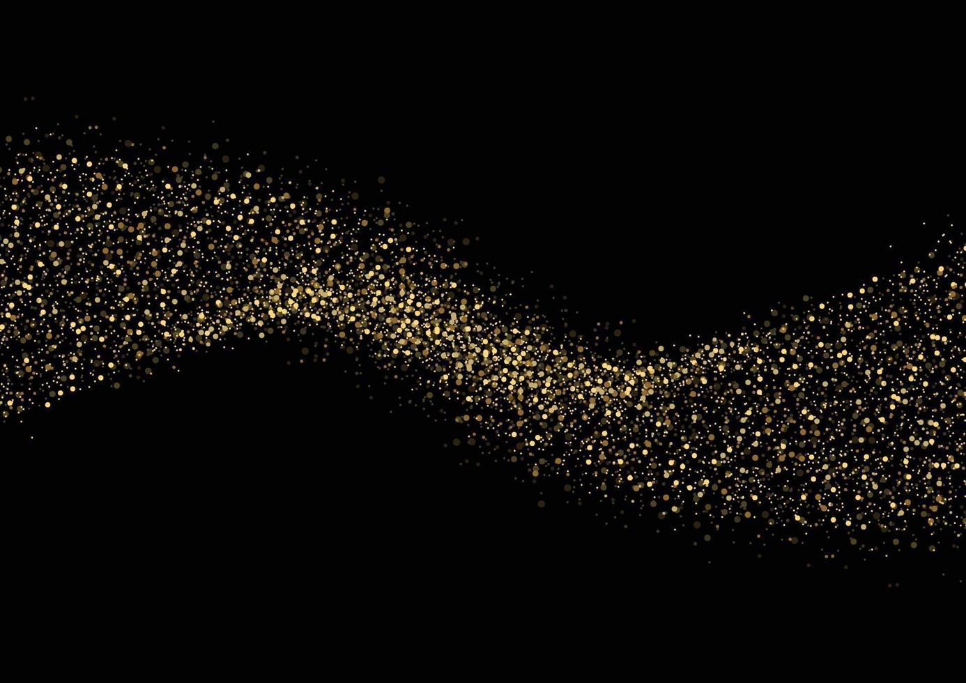 Gold glitter texture isolated vector