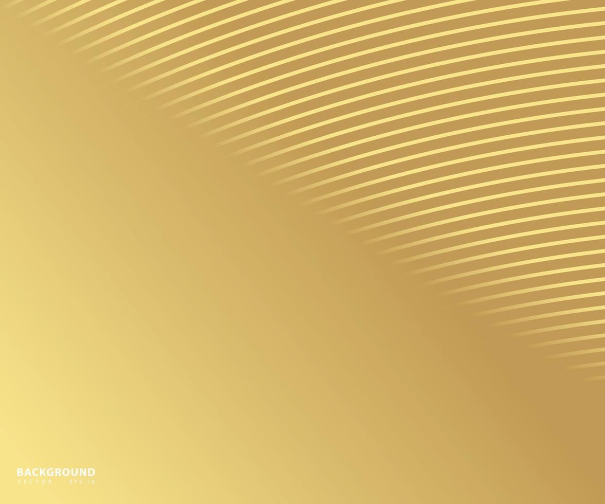 Striped gold line texture. Abstract warped Diagonal Striped Background vector